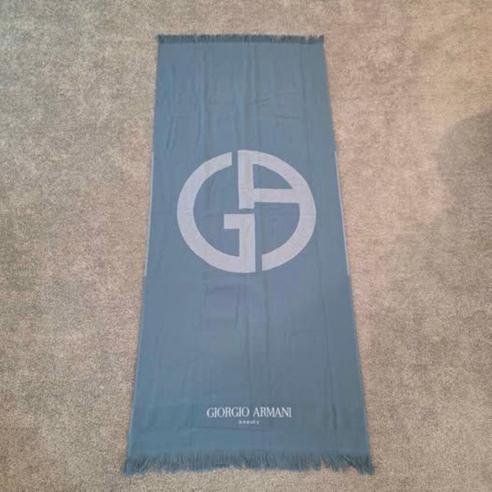 Giorgio Armani beach large towel NWOT